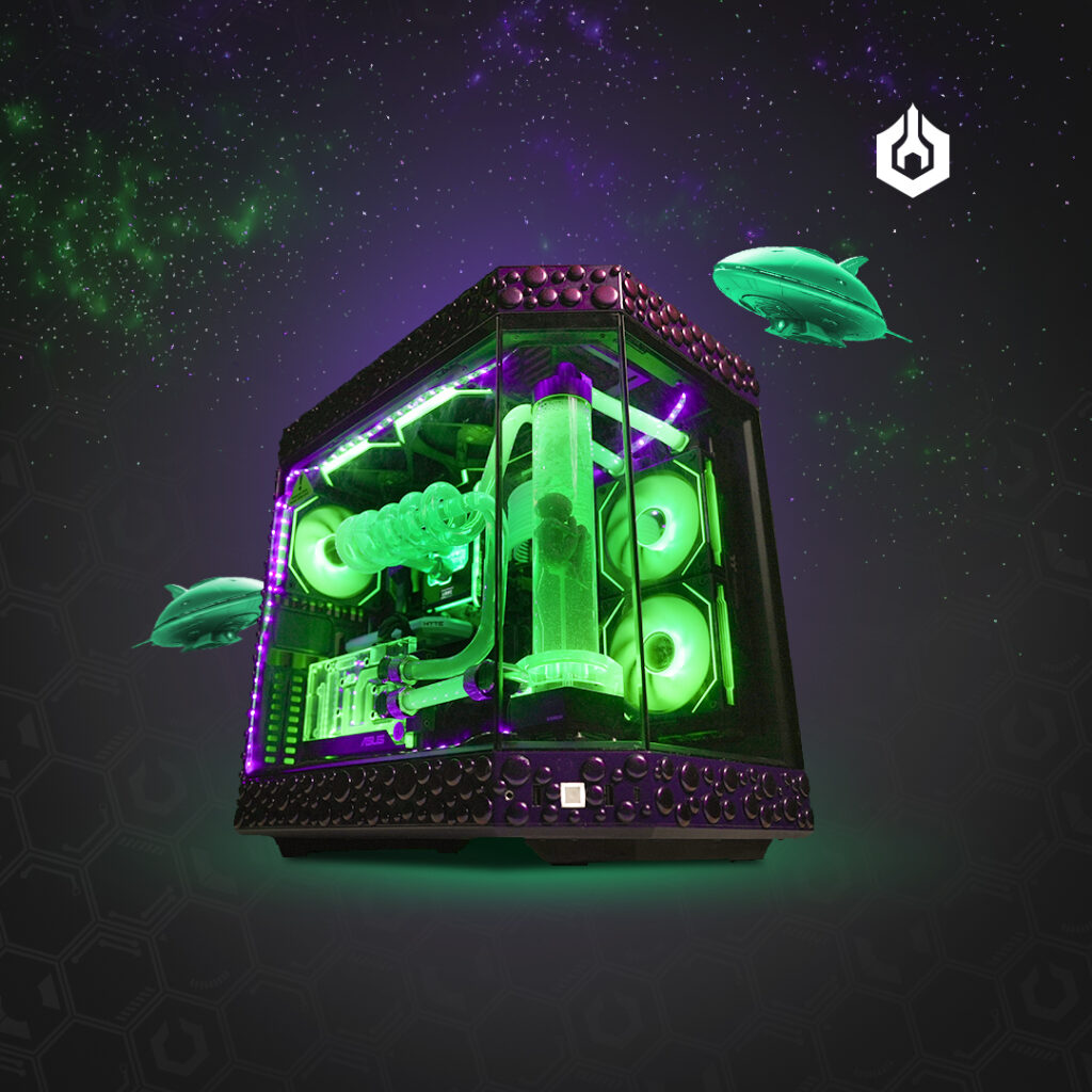 Custom PC Case UAE Alien Reactor Build